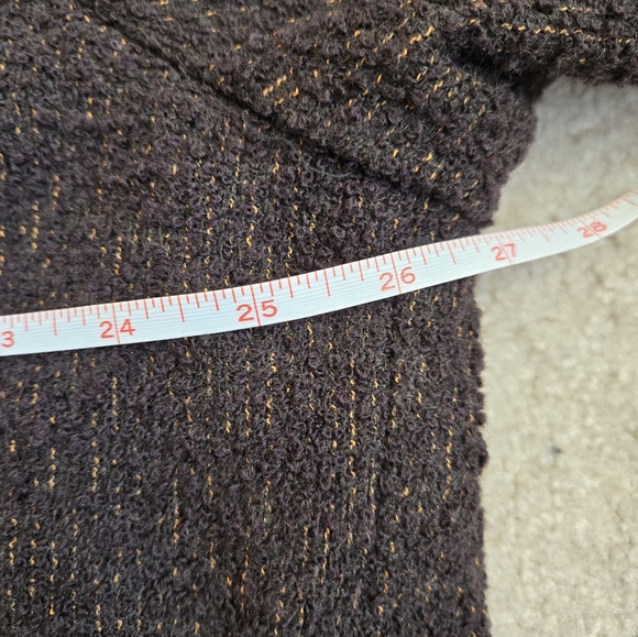 ADDITION ELLE brown wool coat with removable faux fur collar. Size XXL - Picture 12 of 14